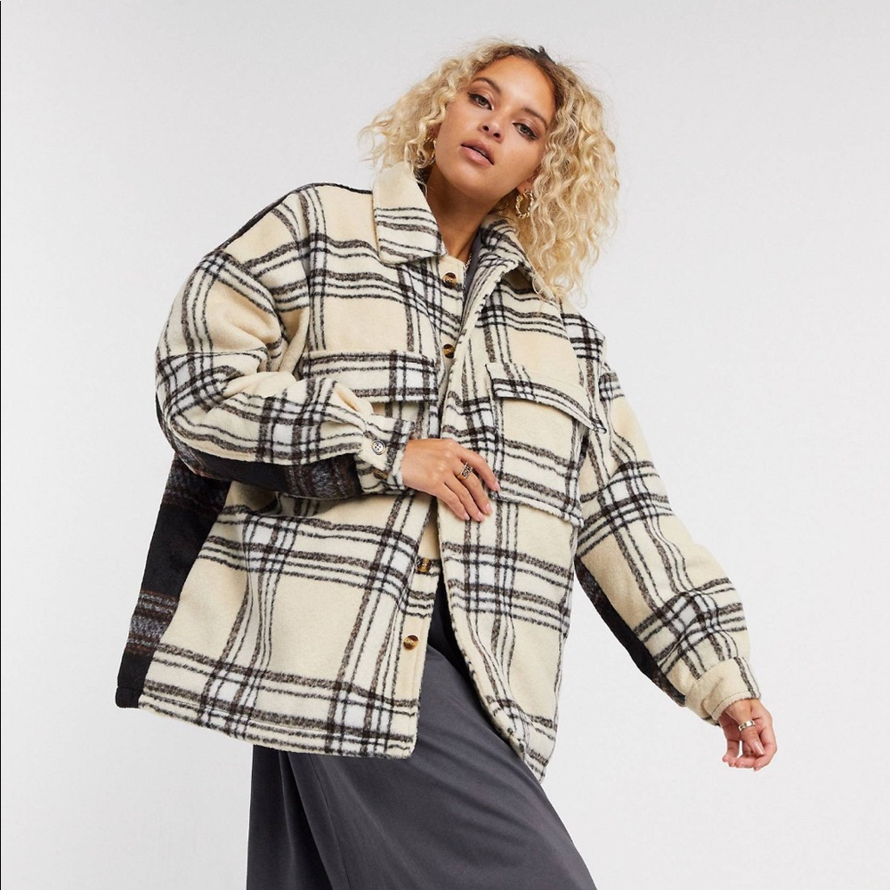 NEW Collusion Unisex Wadded Shacket